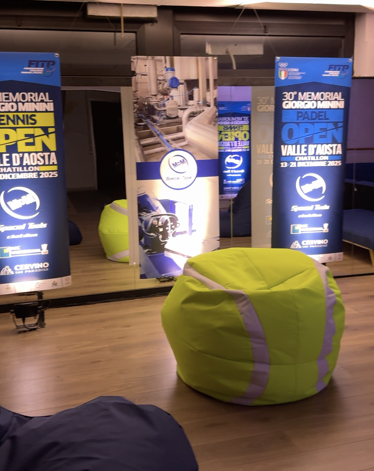 Players' Area con relax room e spazi dedicati